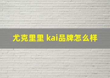 尤克里里 kai品牌怎么样